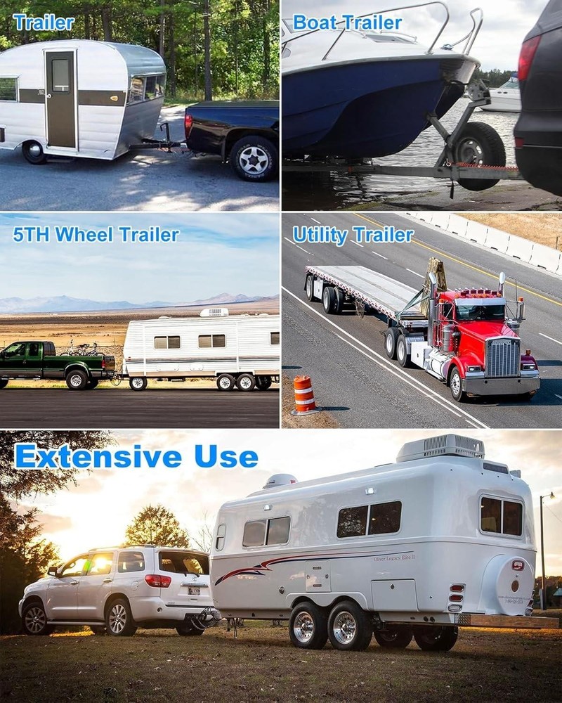 6ft Trailer Brake Away Cable, Breakaway Safety Cable Spring
