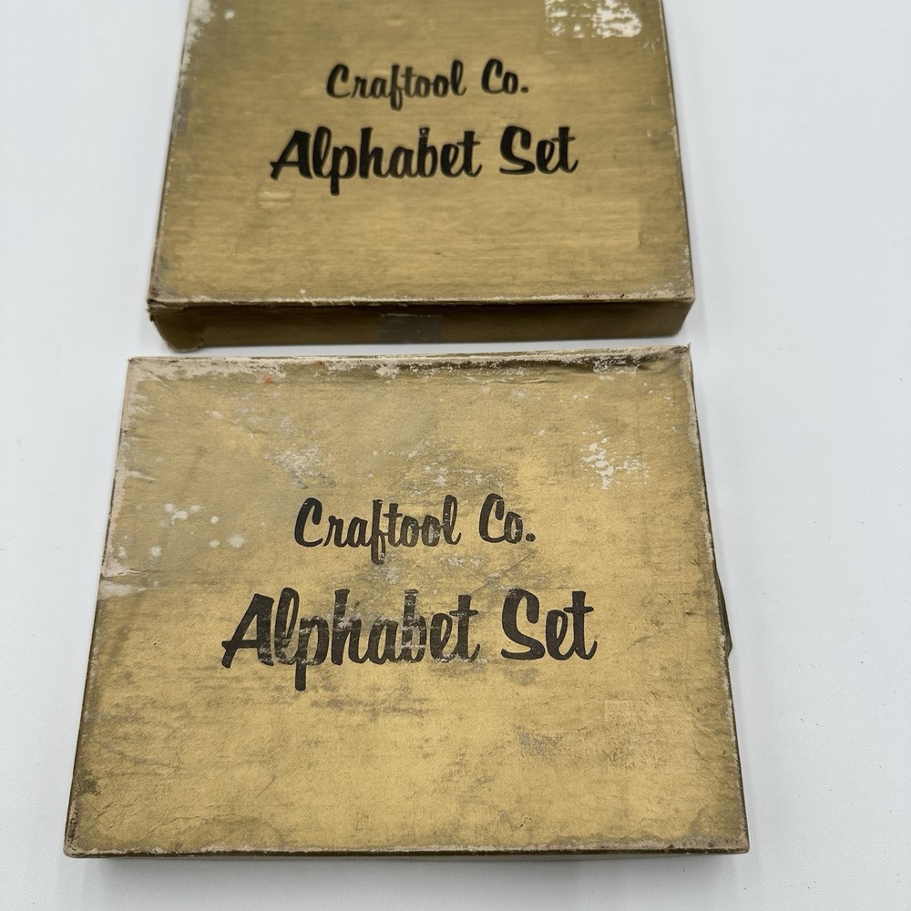 Craftool Company Alphabet Punch Sets 3 1/2” 1/4” E2