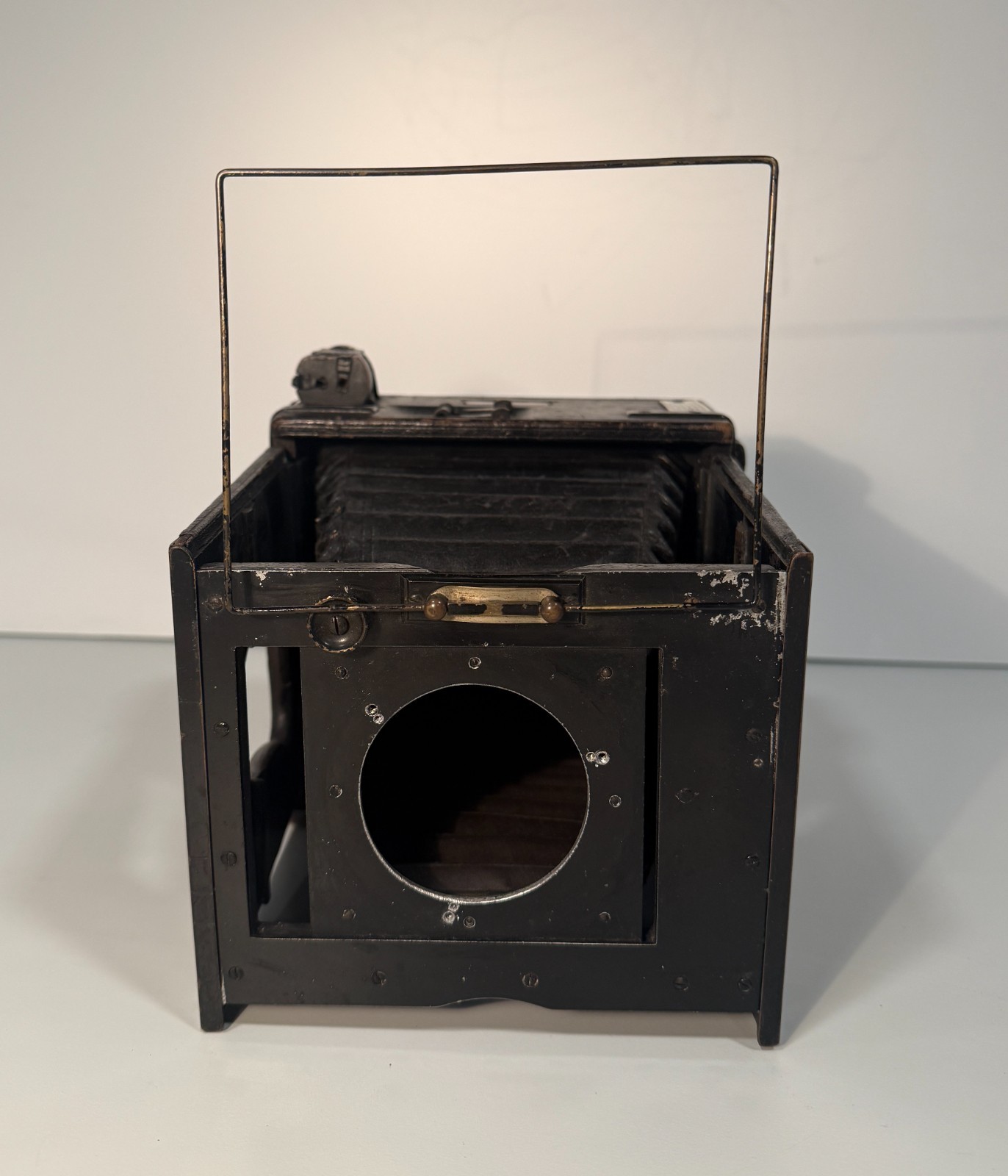 VINTAGE - PEELING & VAN NECK,LONDON FOCAL PLANE PRESS CAMERA + FILM HOLDER