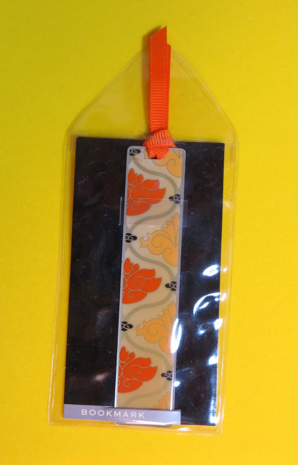 Sacchi Flower Red/Pink, Eleanor Roosevelt...Travel Size Bookmark...Out of Print