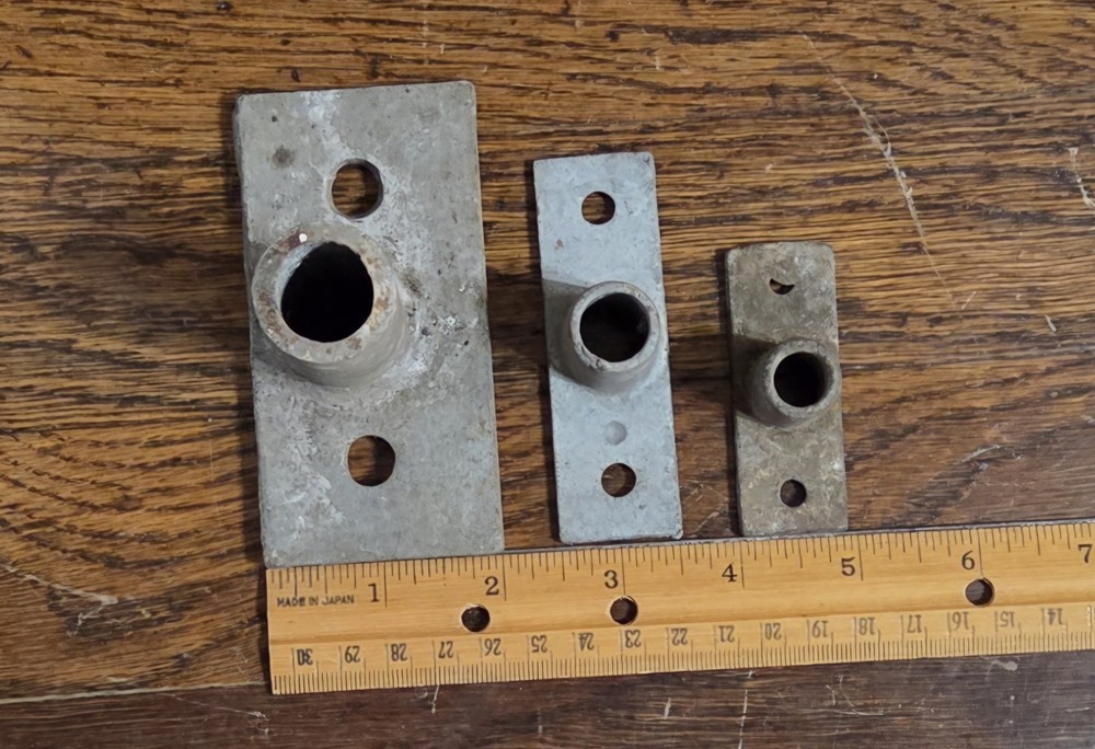 x3 Vintage Oarlock Oar Lock Holders