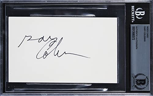 Gary Coleman Diff'rent Strokes Authentic Signed 3x5 Index Card BAS Slabbed 2