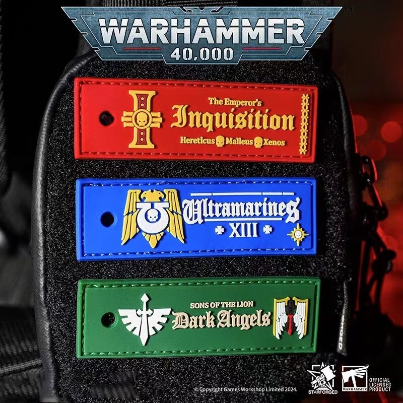 Starforged lmperial Armed Forces Morale Patches hook&loop closure Warhammer 40K