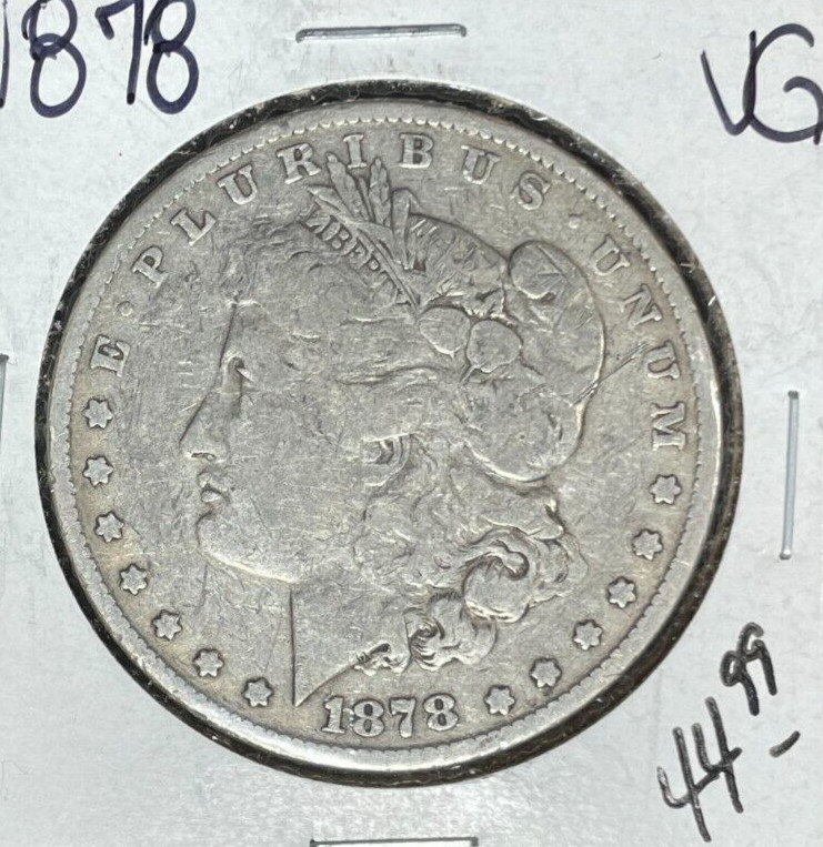 1878 MORGAN SILVER DOLLAR ~ VG ~NICE COIN~