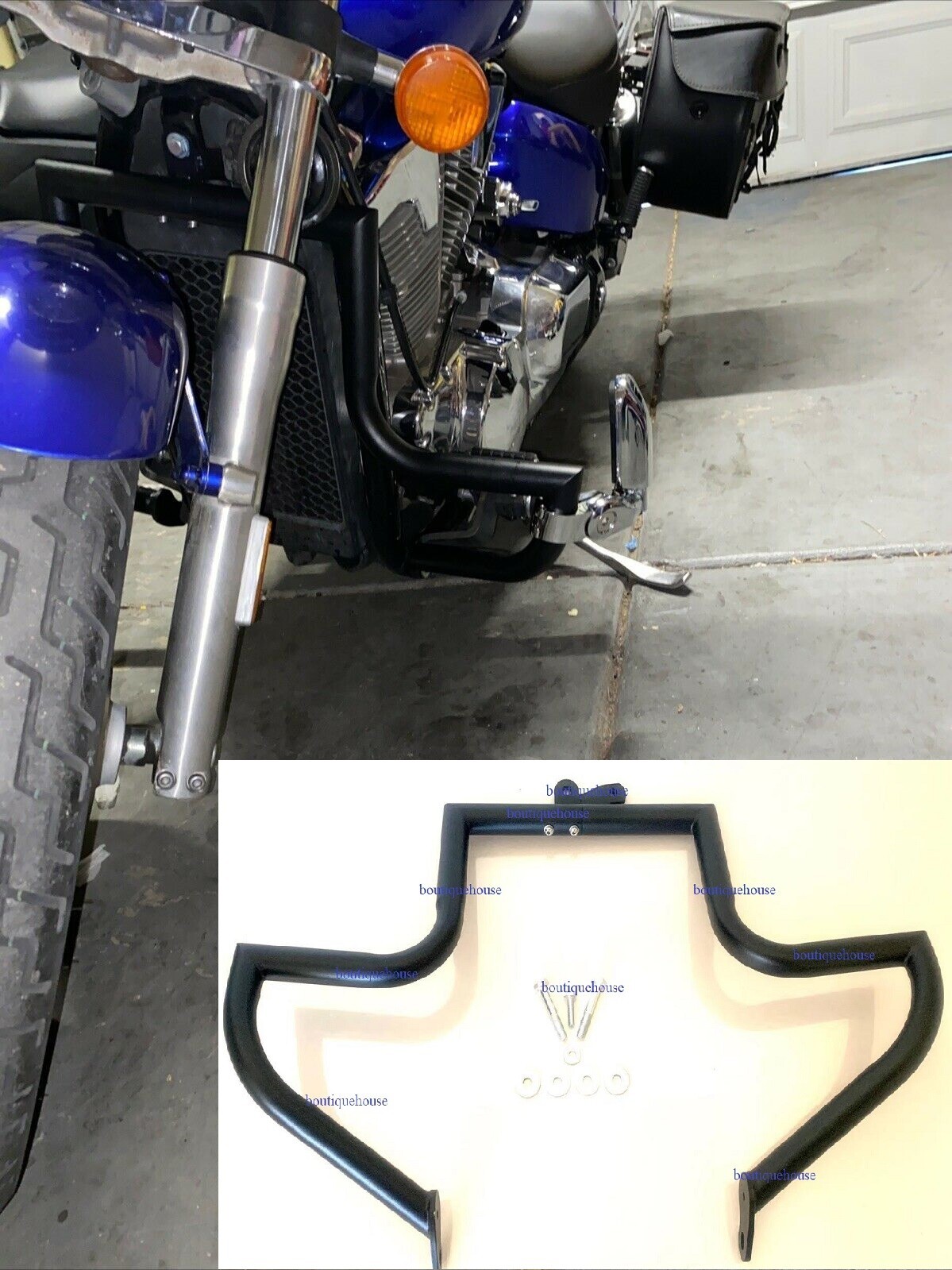 NEW Highway Engine Guard Crash Bar For Honda VTX 1300 R S C Tourer 2004 to 2009