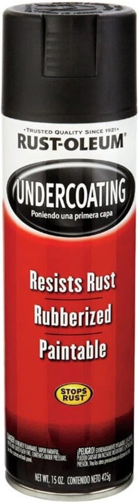 Truck Rubberized Undercoating Spray, 15 oz, Black