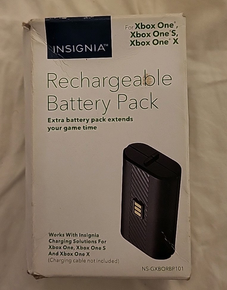 Insignia Rechargeable Battery Pack For X Box