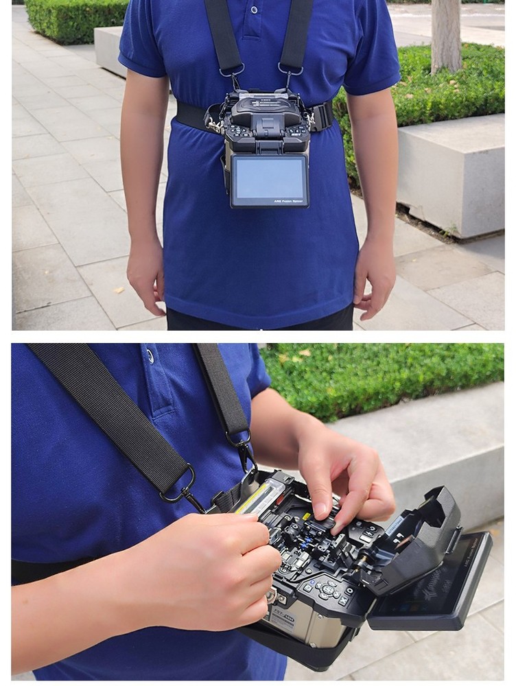 Fiber fusion splicer high-altitude strap bracket universal protective bracket