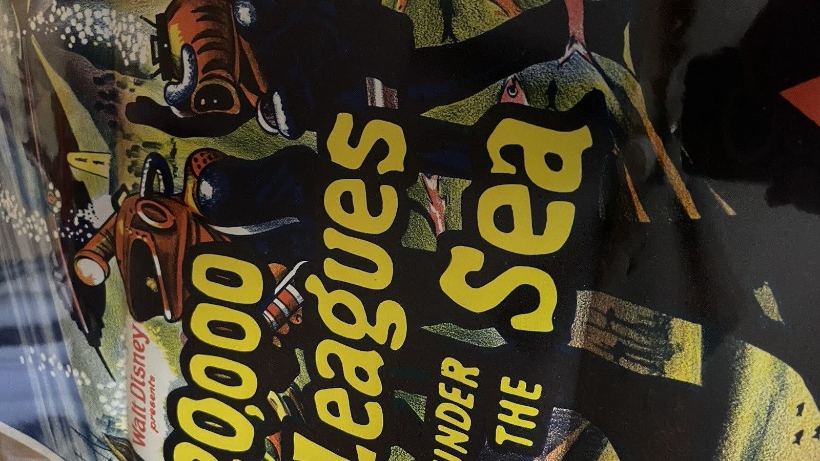 ORIG. MOVIE POSTER~20,000 LEAGUES UNDER THE SEA~60'S~APP 13X30"~SYDNEY AUSTRALIA