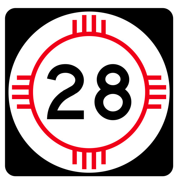 New Mexico State Road 28 Sticker Decal
