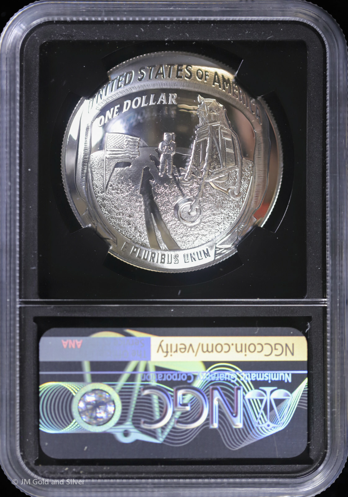 2019 P Proof Apollo 11 50th Anniv Commem Silver Dollar NGC PF 70 UCAM | FDOI PR