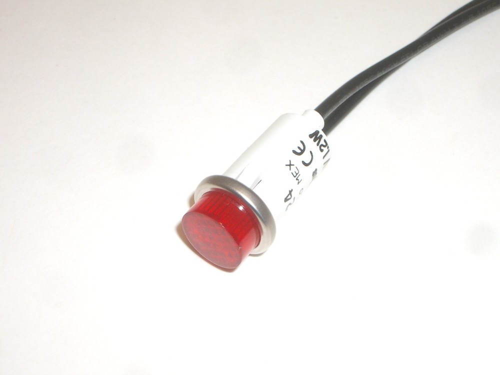 PHILMORE 11-2300 12-14VDC INCANDESCENT RED INDICATOR PANEL LIGHT LAMP 1PC
