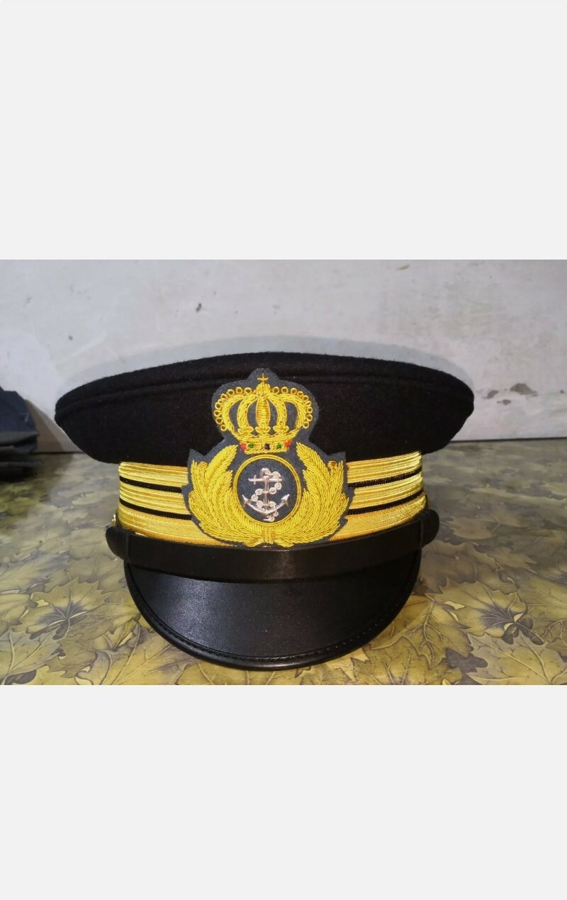 Replica Cappello-berretto-capitano-regia-marina-san-marco-rsi-1910-cap-Navy-hat-