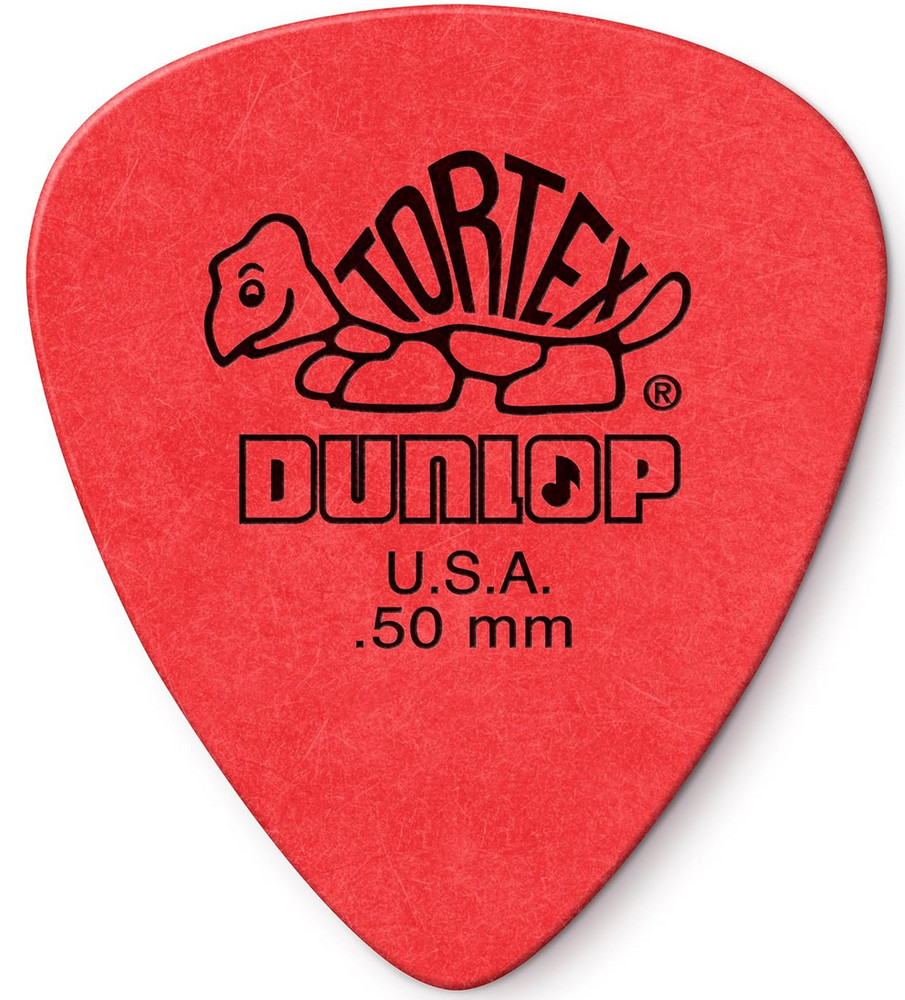 Jim Dunlop Tortex Standard Pick .50MM - 12 Pack Red