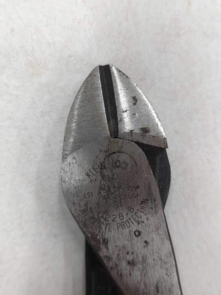 2pc Klein Tools D228-8 8" & D252-6 6" Lineman Diagonal-Cutting Pliers Set