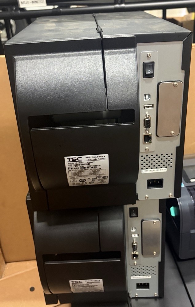 TSC MB240T Industrial Thermal Barcode Label Printer Tested Working USB Ethernet