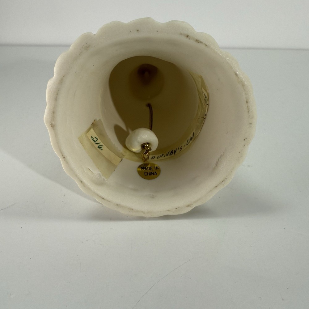 Vintage Ceramic Angel Playing A Cello Bell