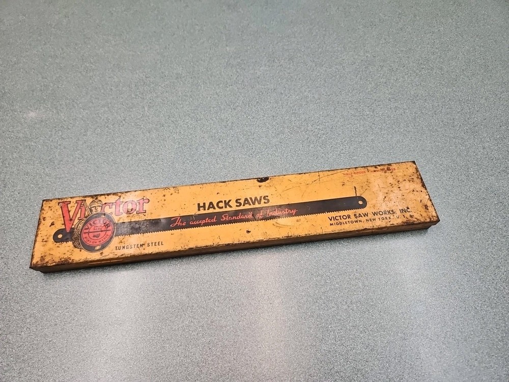 Vintage Victor Hack Saw Blades