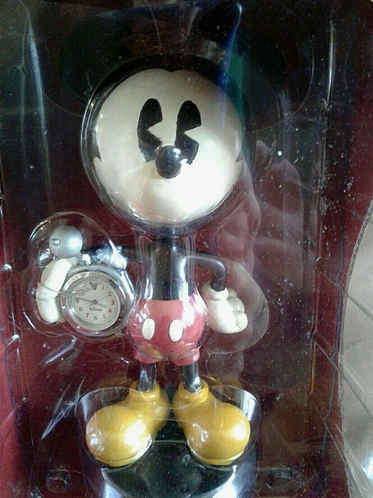 Bobble Time Mickey Mouse Clock Disney Original packaging Collector's Edition