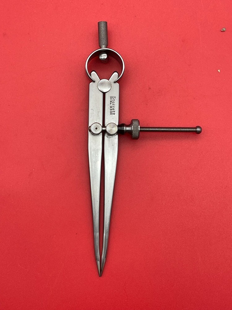 Starrett 83A-4 Yankee Spring-Type Dividers Solid Nut 4"  IN STOCK