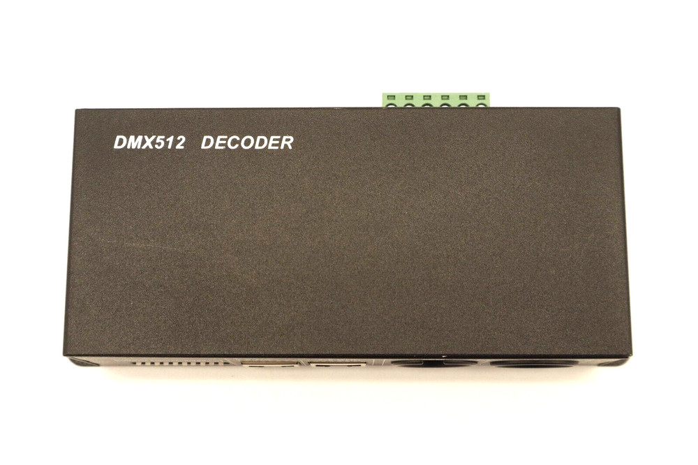 DMX 512 3x4A Decoder LED Controller Channel Driver RGBW LED Tape DC 12V