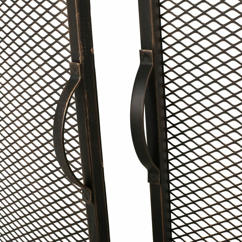Kolten Modern Iron Fireplace Screen