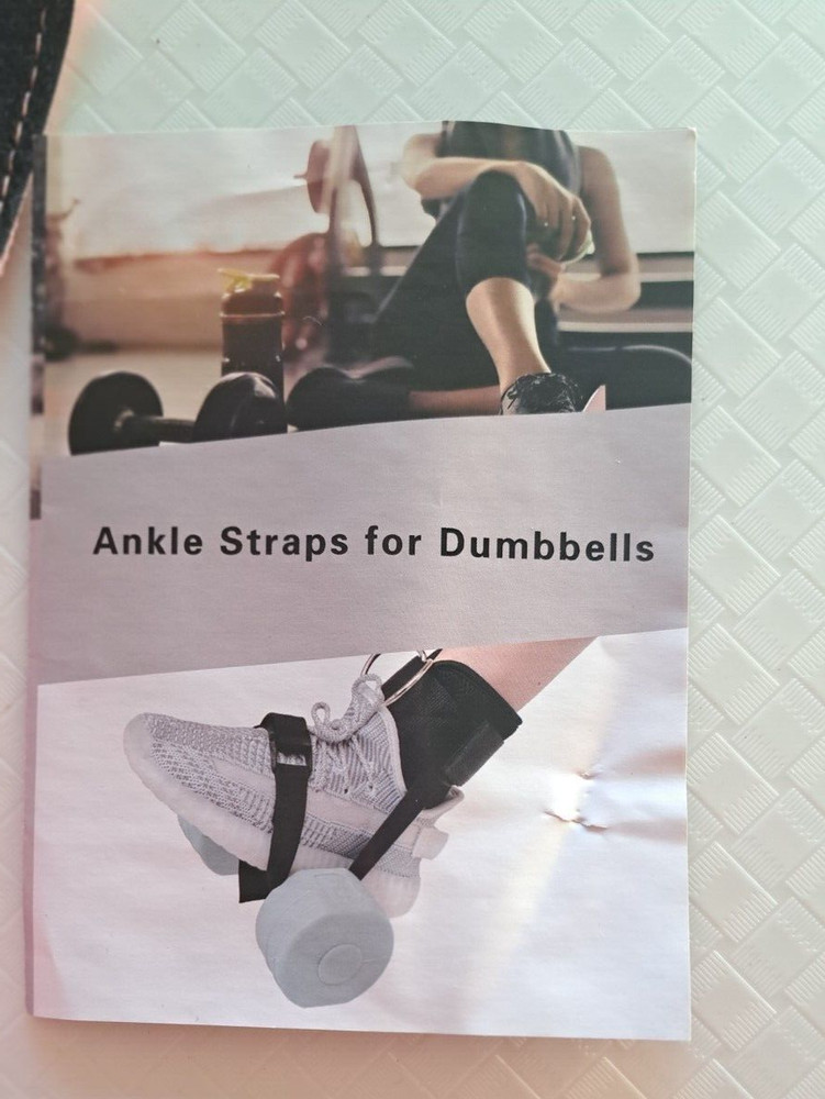 1-PAIR Adjustable Dumbbell Ankle Straps Pink NEW