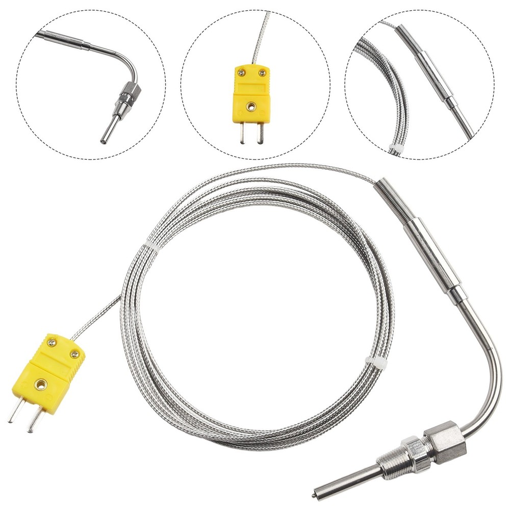 K-Type Thermocouple Exhaust Probe High-Temperature-Sensor Threads 2M EGT