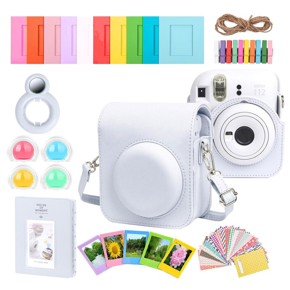 Complete Accessory Kit for Fujifilm Instax Mini 8/9/11/12 (White)