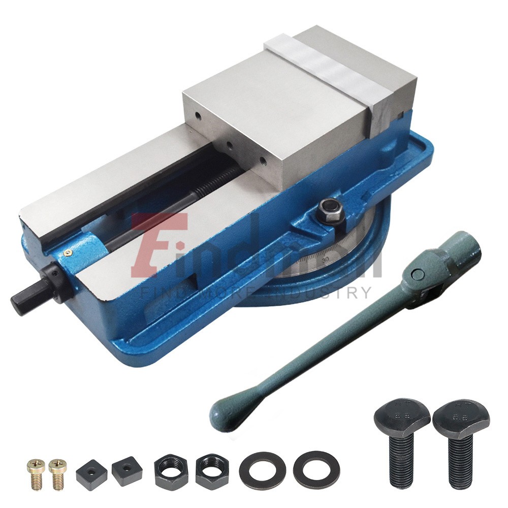 CNC 6" x 7.5" Lockdown  Milling Machine Bench Vise With 360° Swiveling Base