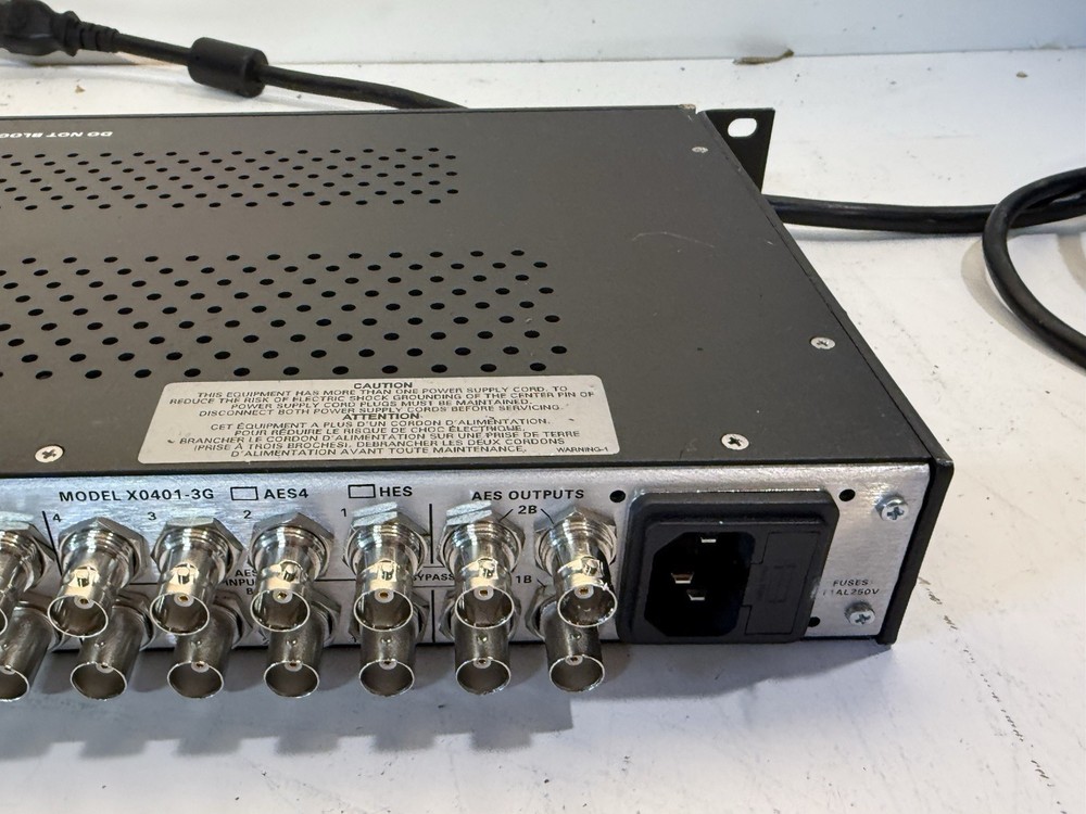 Evertz X-0401-3G-AES4 4x1 Router