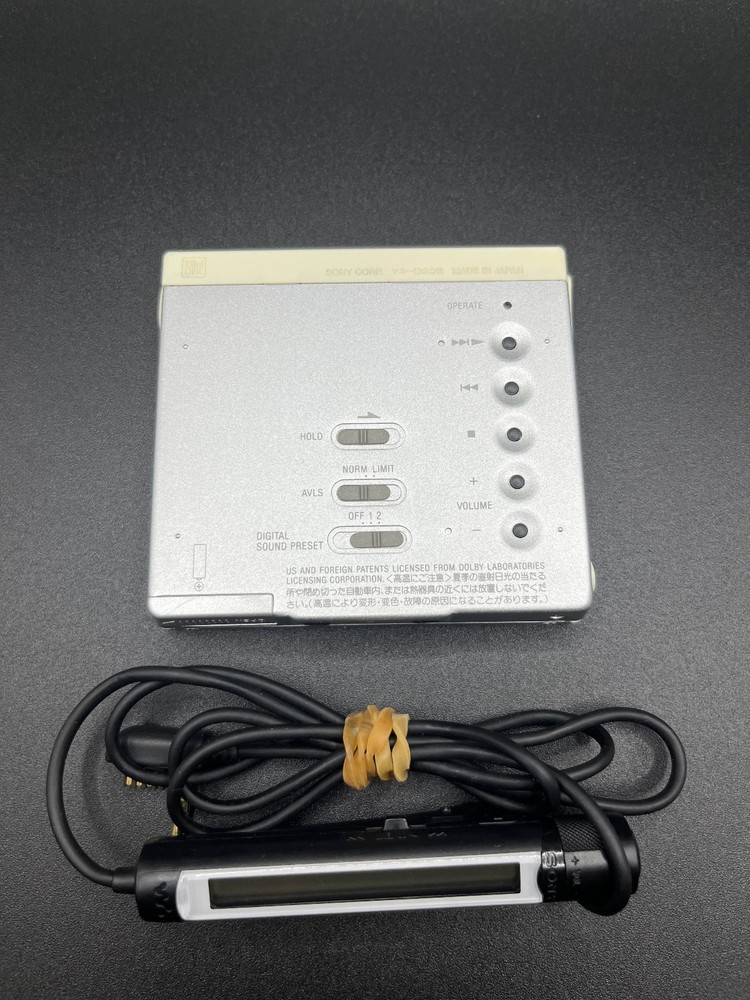 Sony MZ-E75 Walkman MiniDisc MD Player Silver - Working