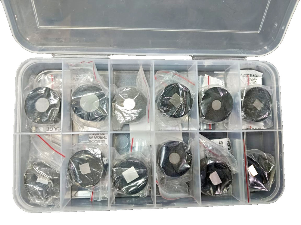 Metallurgical Microstructure Samples Set of 12 – Microscope Reference