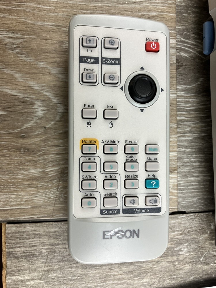 Epson Powerlite 4 Projector With Remote Manuals Cords Cd Carrying Case