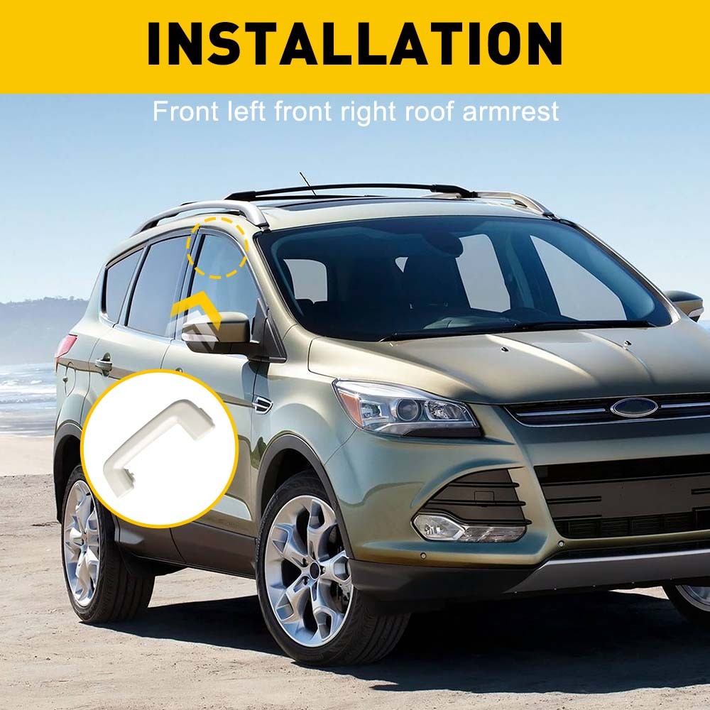 For Ford Escape 2013-2019 Front Roof Handle Pull Grab Handle Replacement Beige A