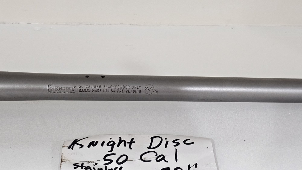 Knight Disc Inline Muzzleloader 22" Stainless Barrel - No Breech (O)