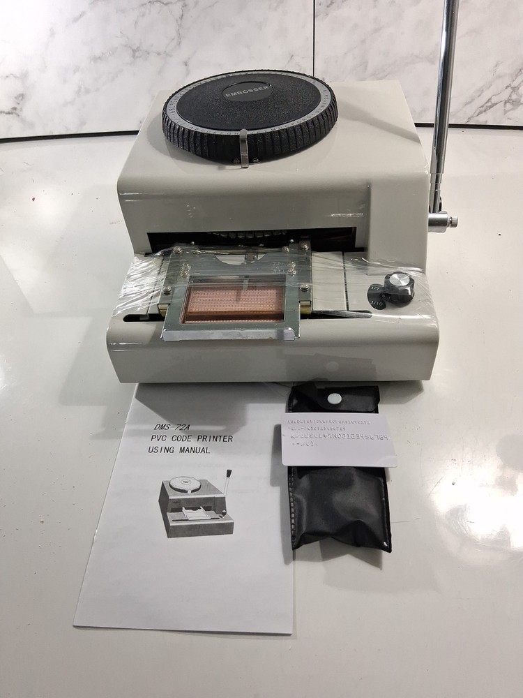 DMS-72A PVC CODE PRINTER EMBOSSER 72 Character (B02096755)