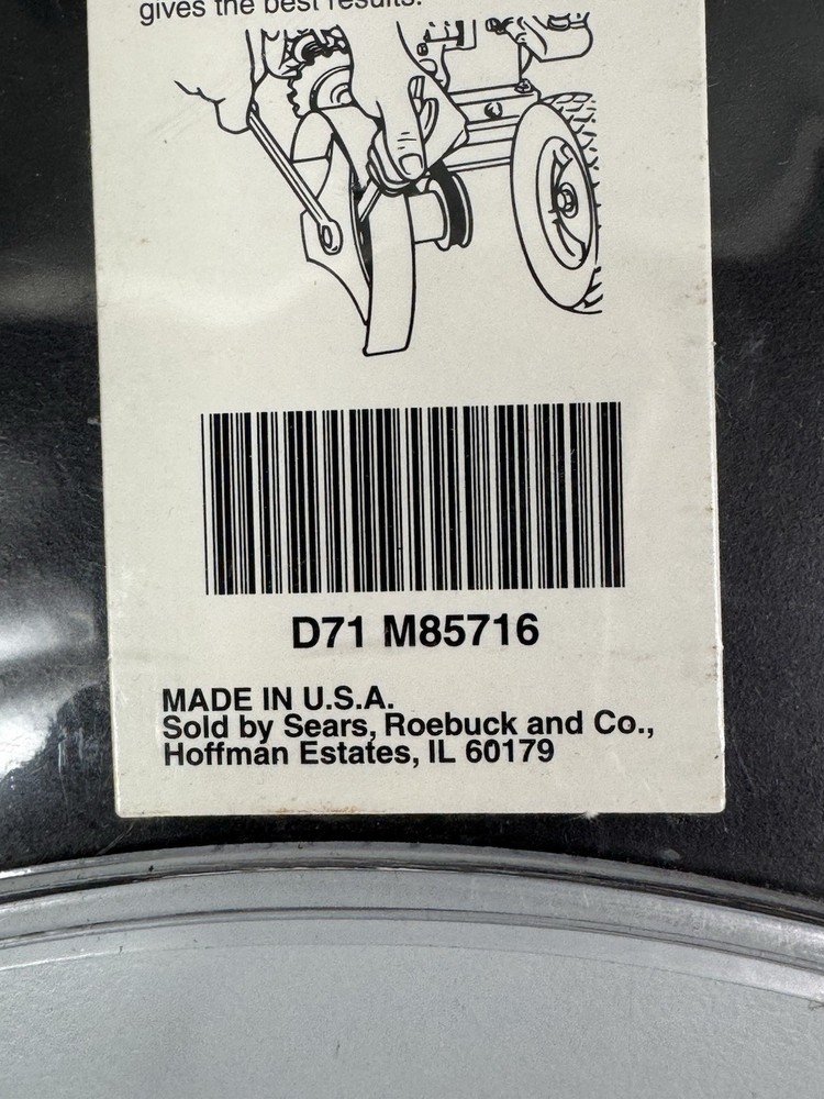 Sears 71-85716 9 inch Replacement Reversible Edger Blade, 2 Per Package~NEW