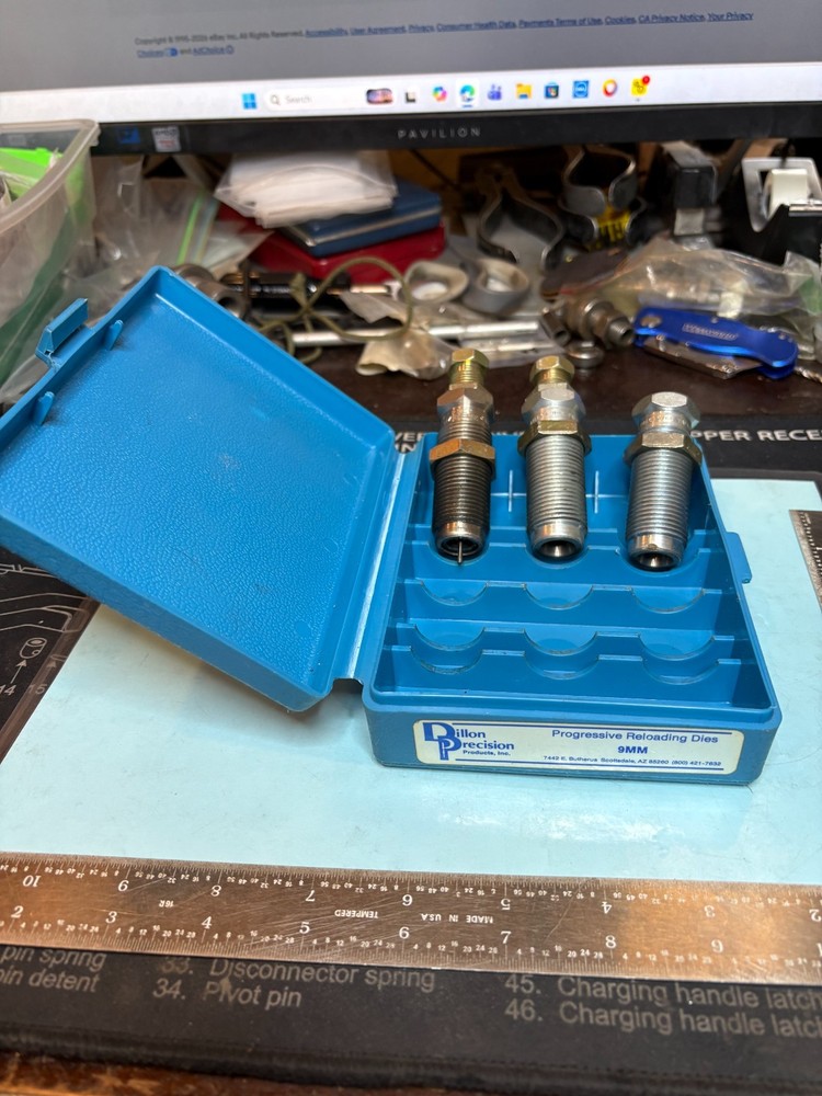 Dillon 9 mm Luger Carbide Three Die Set
