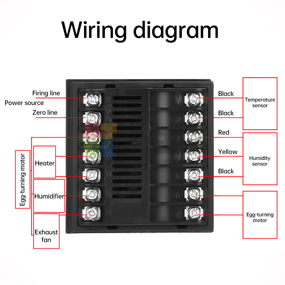 HT-12 Incubator Digital Temperature Controller Thermostat Temp Humidity Control