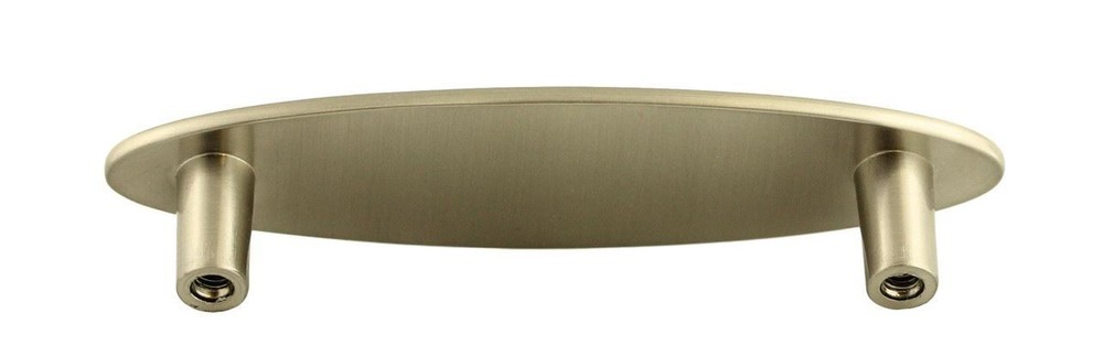 3" Orange Wave Ceramic Pull Satin Nickel