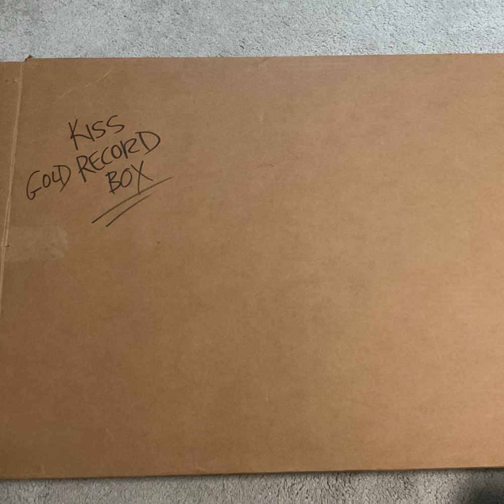 KISS RARE “THE FIRST DECADE” 2005 OFFICIAL 24KT GOLD WALL PLAQUE LIMITED EDITION