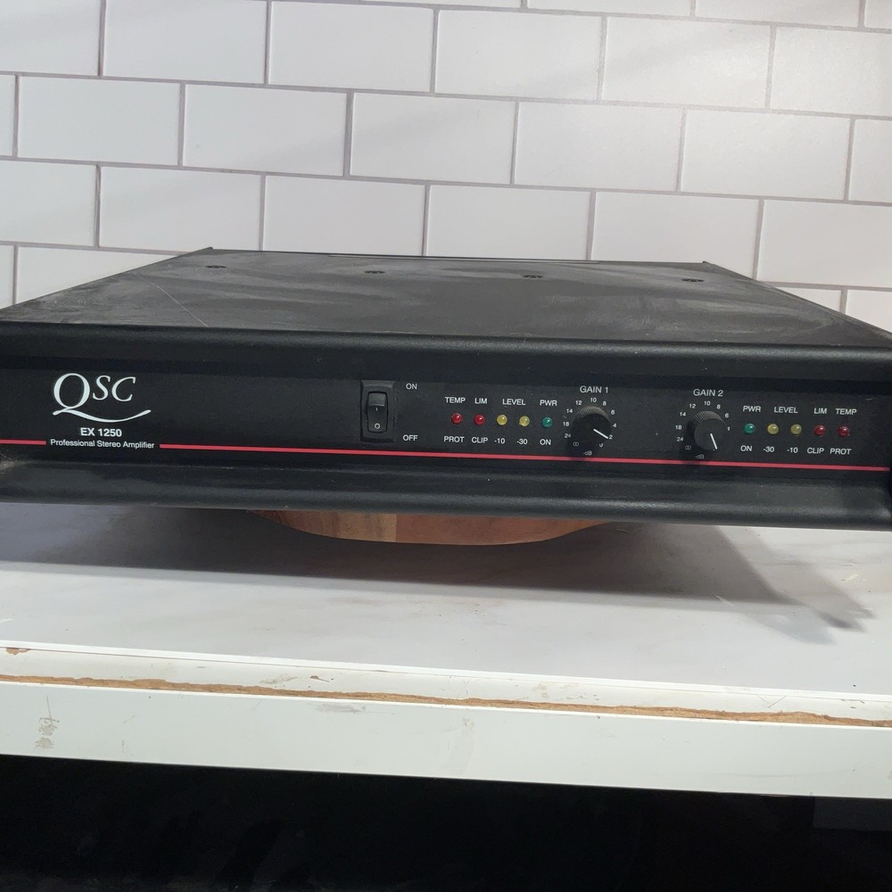 QSC EX 1250 Professional Stereo Amplifier