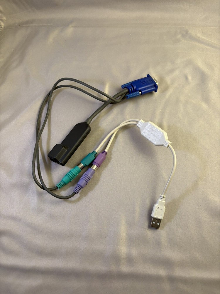 Avocent AVRIQ-PS2 520-306-507 PS2 KVM Server Interface Cable Adapter Module