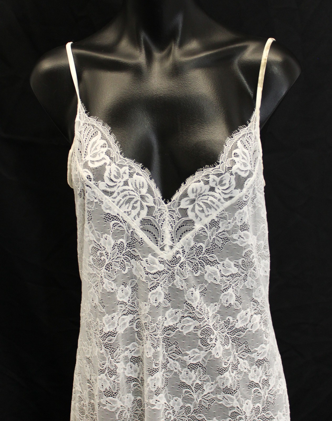 Intmissimi Women's The Simplest Pleasures Long Slip Dress AC2 White Medium NWT