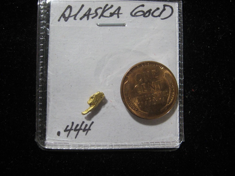 ALASKA GOLD NUGGET  .444 GRAMS