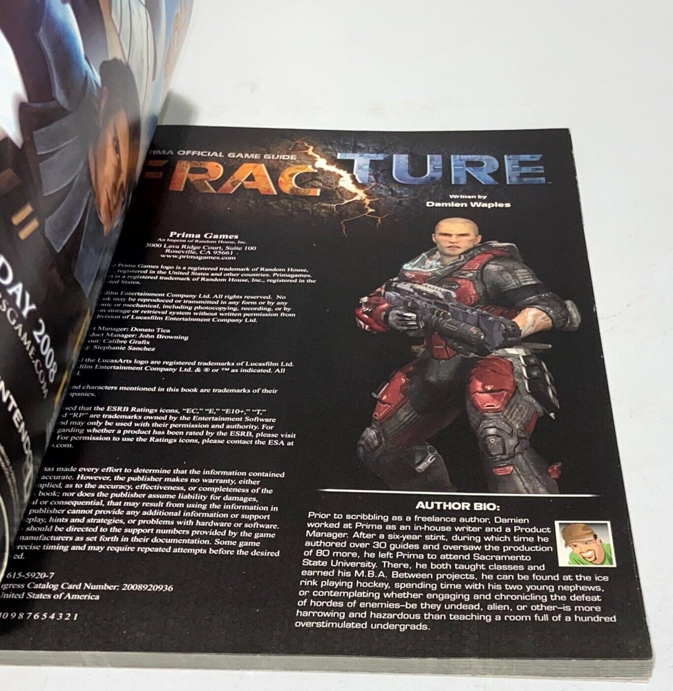 Fracture: Prima Official Game Guide Paperback 2008