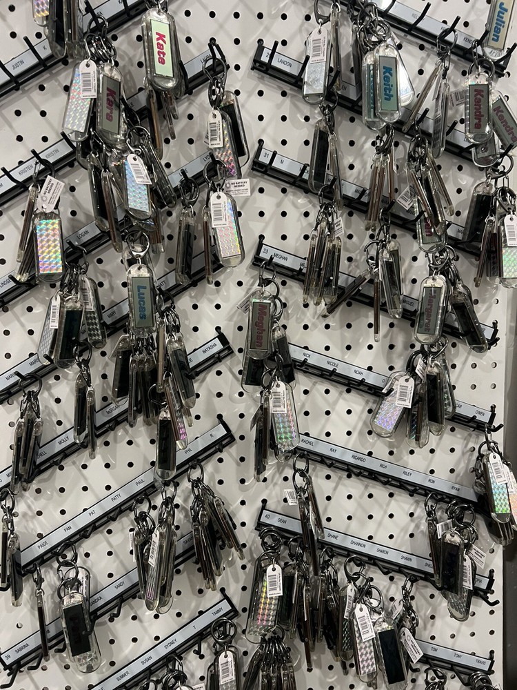 Solar Powered Flashing Name Keychain No Battery Needed