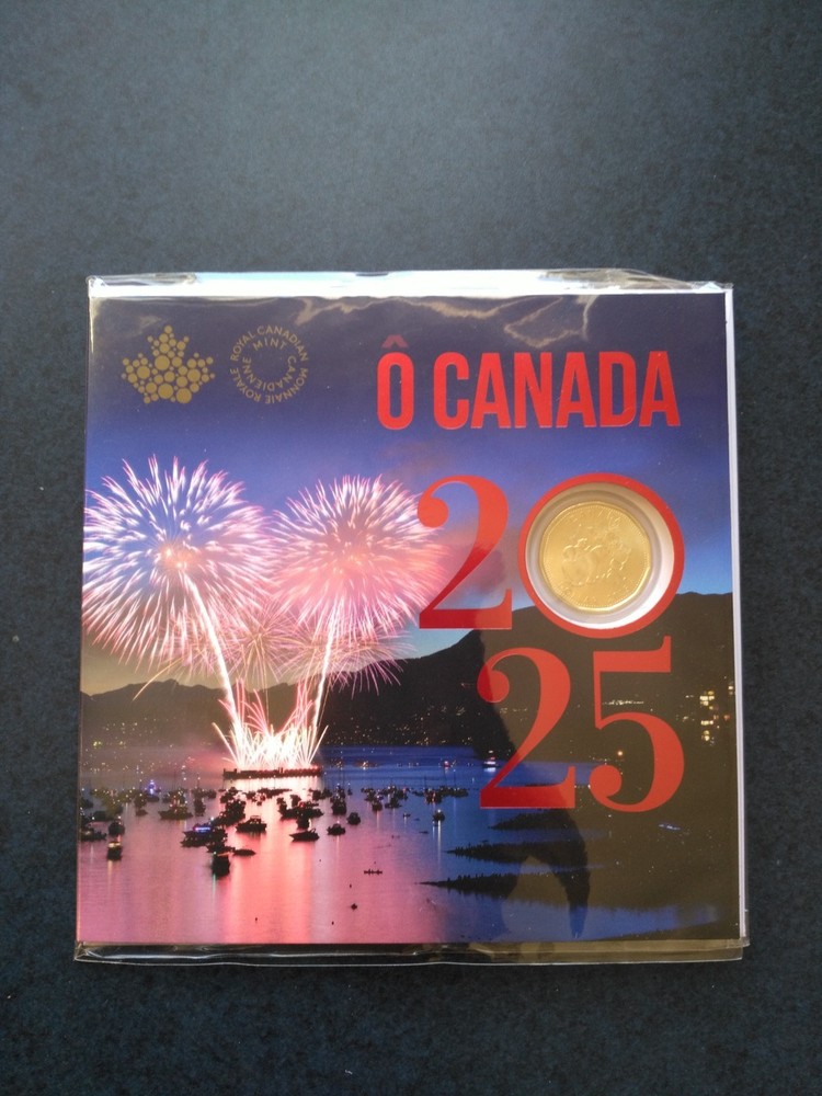 2025 O Canada UNC 5x Coin Set.