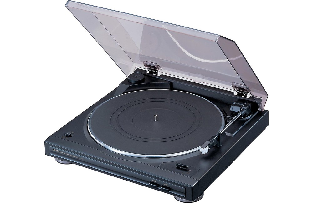 Denon DP-29F Fully Automatic Analog Turntable with Phono EQ Black